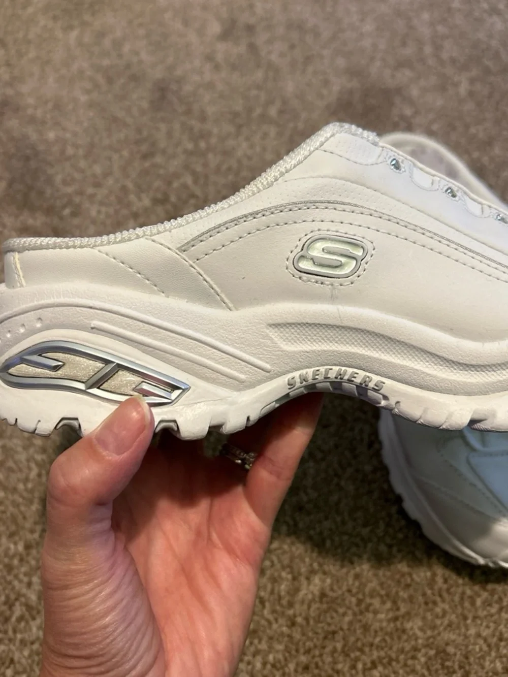 Skechers Women’s White Slip-On